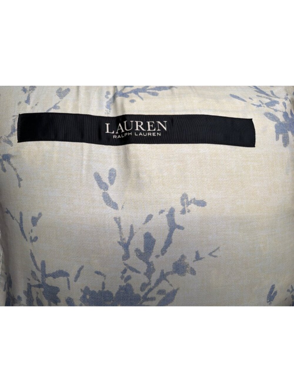 NWT Lauren Ralph Lauren Eva Cream Comforter Set Cream Blue Size Full/Queen - Picture 5 of 11